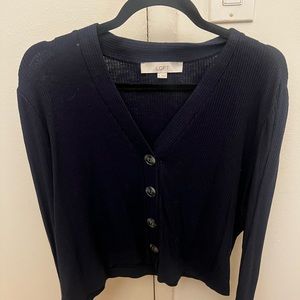 cozy LOFT cardigan sweater, size XL